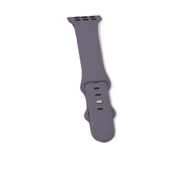 NWOT Purple Silicone Apple Watch Band 38-40mm - Picture 3 of 5